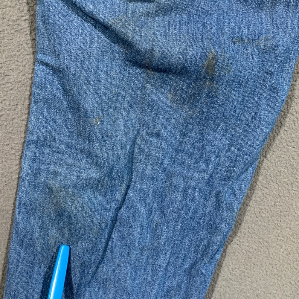 Key Imperial Bib Overalls Mens 32x30 Blue Denim Workwear Carpenter Jeans FS 2745 - Picture 10 of 10